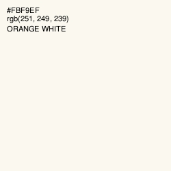 #FBF9EF - Orange White Color Image